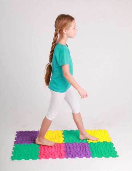 Коврик-пазл Ridni Relax массажный 8 пазлов RD-STONE-8