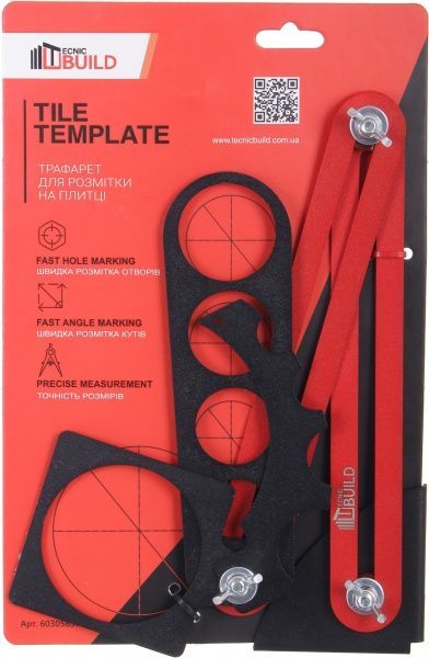 Трафарет TecnicBuild 1 шт./уп