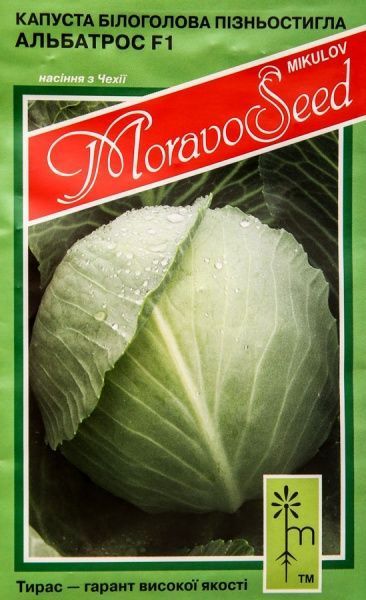 Семена MoravoSeeds капуста белокочанная Альбатрос 0,2г