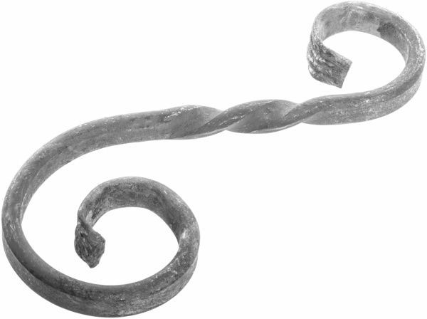 Завиток несиметричний скручений 180 х65 мм 01.071К