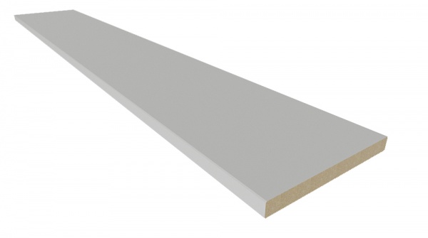 Доборная планка Неман 120х12х2070мм белый суперматовый