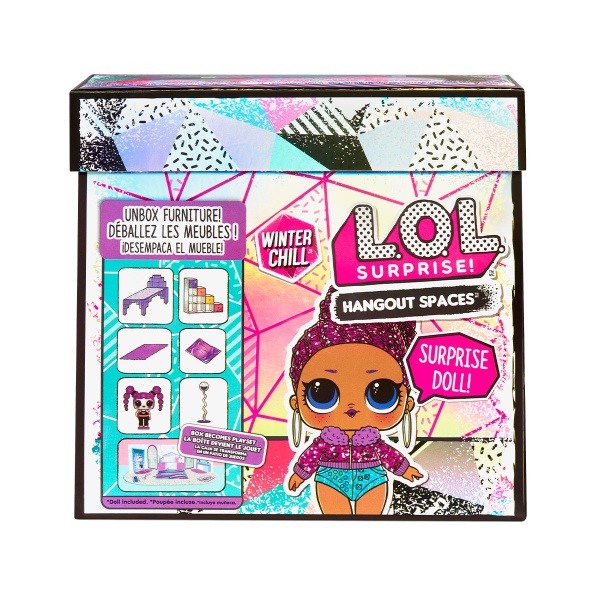 Кукольный набор L.O.L. SURPRISE! Маленькие комнатки_Зимний сьют Королевы Шик 576631