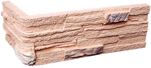 Плитка гіпсова кутник Арт-Декор Мадагаскар преміум 1,2 пог.м