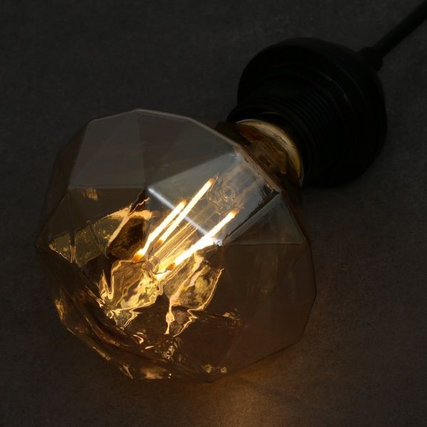 Лампа світлодіодна Gauss Filament Diamond Gold 147802005 G108 5 Вт E27 2400 К 220 В прозора 