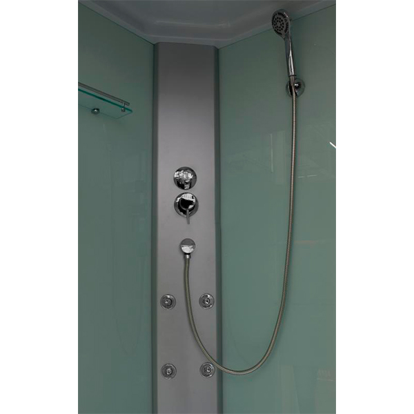 Гідромасажний бокс Water House WH -161 90x90 профіль хром, скло прозоре