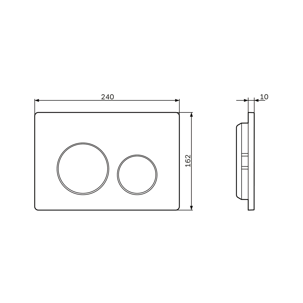 Клавиша для инсталляции AM.PM PrimeFit L I090151