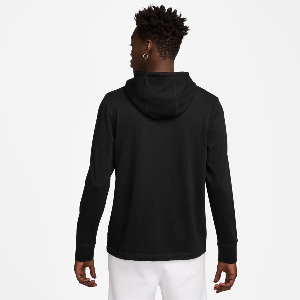 Джемпер Nike M NK CLUB KNIT PO HOODIE HV1151-010 р.L черный