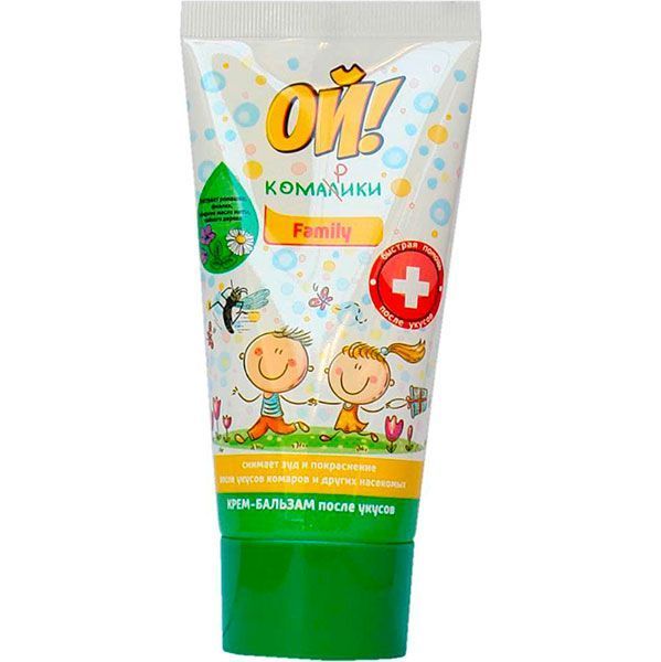 Крем-бальзам після укусів комах Ой! Комарики Family 50 мл