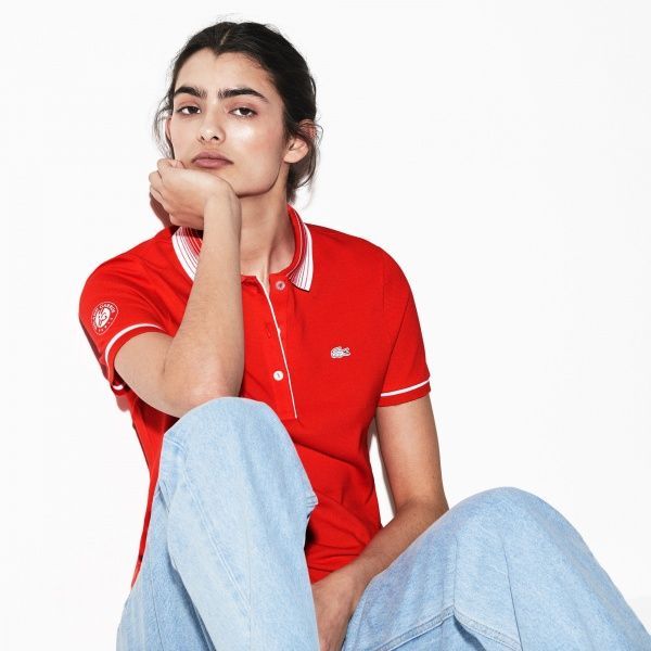 Поло Lacoste PF4586JG6 36 кораловий