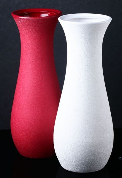 Ваза керамическая бордовая Осень Шелк 60 см Наша Кераміка