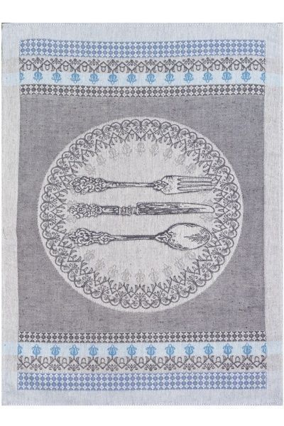 Полотенце кухонное Визит 49x70 см Галерея льна серо-синий 