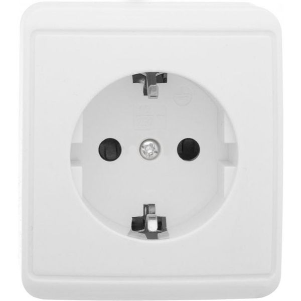 Розетка HausMark Domo білий HSN-SCP.H3C20G1WG-WH