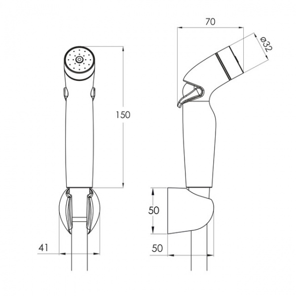 Набор для гигиенического душа Imprese B70314 