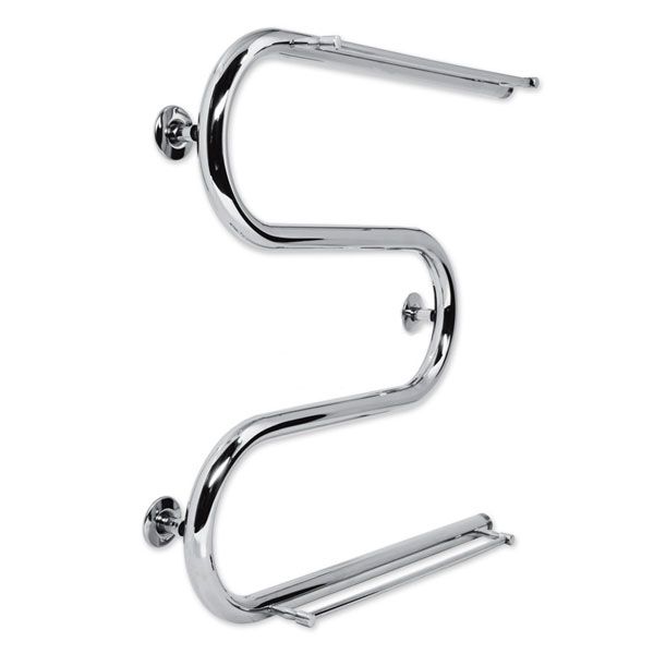 Рушникосушка Ларіс Змійовик 25 РС3 500х500 мм з 2 поличками