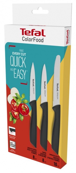 Набор ножей ColorFood 3 предмета K2733S04 Tefal