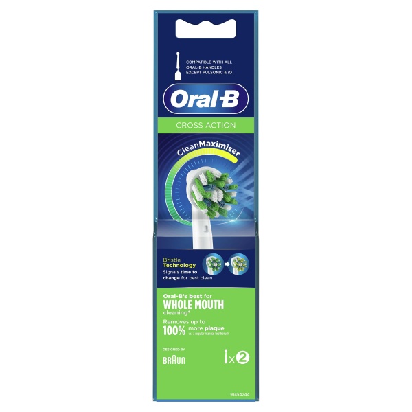 Насадки для электрической зубной щетки Oral-B Cross Action 2 шт.