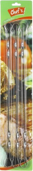 Набор шампуров Chef's плоских 1,5 мм 55 см 6 шт.