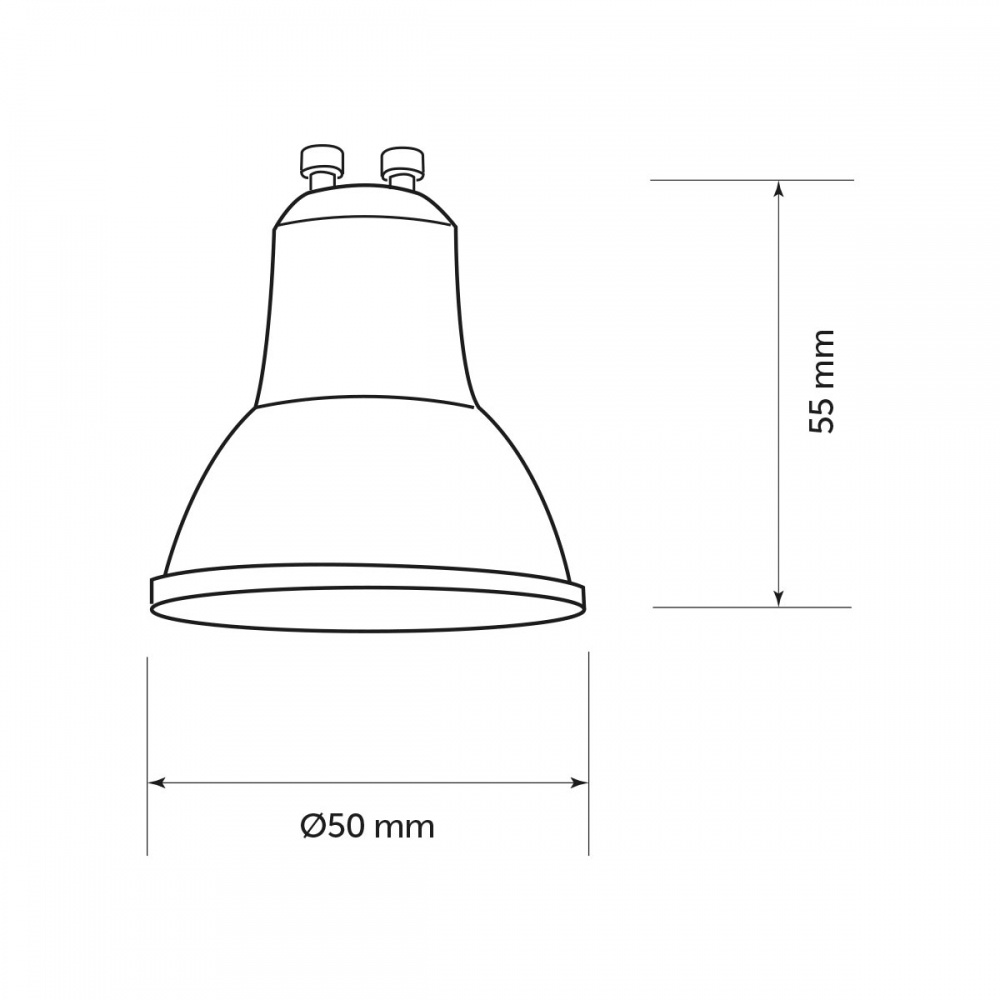 Лампа светодиодная LIGHT SET LS WH 10 Вт MR16 GU10 220 В 3000 К