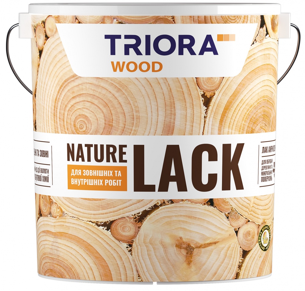 Лак акриловый Triora шелковистый мат 2,5 л