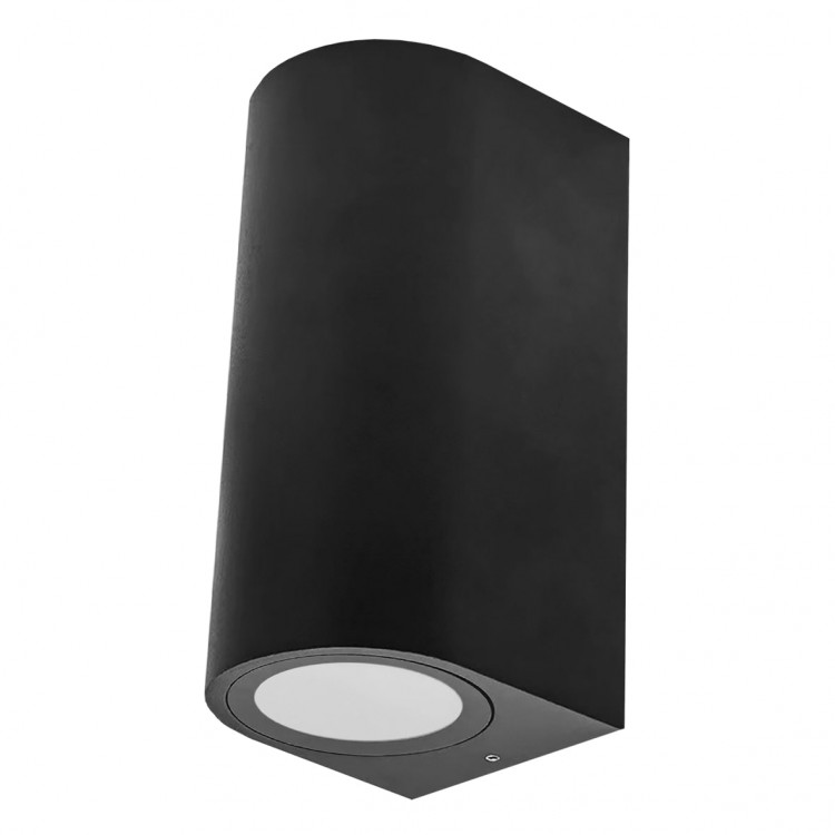 Светильник уличный настенный LEDCOIN 2 x GU10 черный DH145