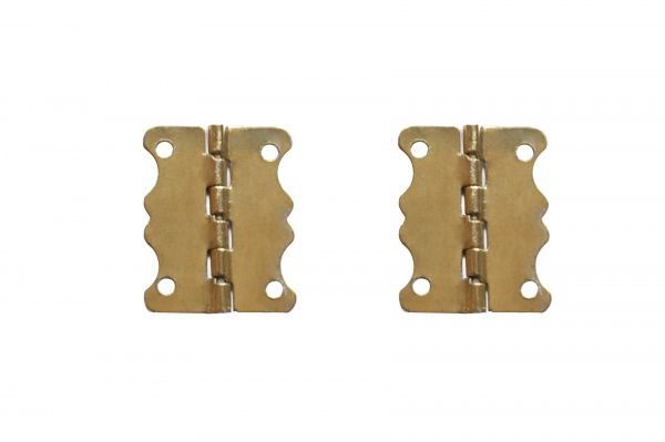 Петля фігурна золото півоберта 25х19 мм 2 шт. 