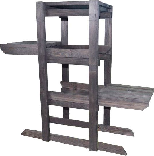 Подставка для растений Водопад венге 27х78x70 см венге 