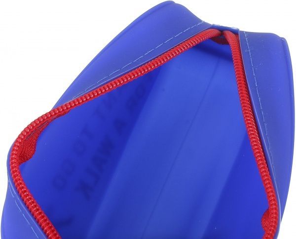 Пенал силиконовый SP180521 I want to walk синий