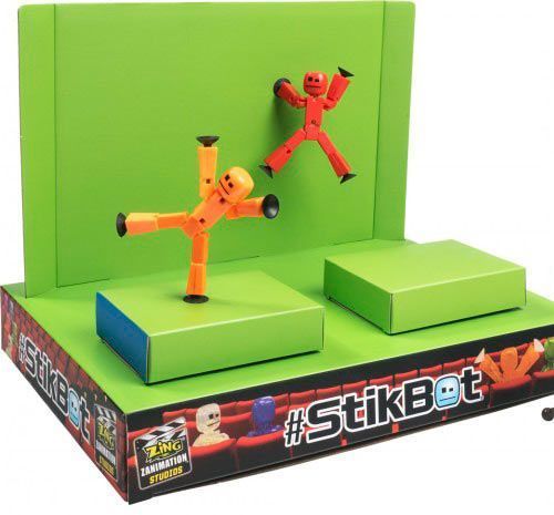 Игровой набор Stikbot для анимационного творчества KLIKBOTS1 - СТУДИЯ Z-SCREEN(TST666) 