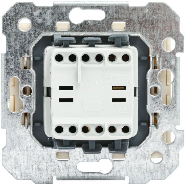 Выключатель проходной одноклавишный Siemens Iris без подсветки 16 А 250В IP20 кремовый 18506 A