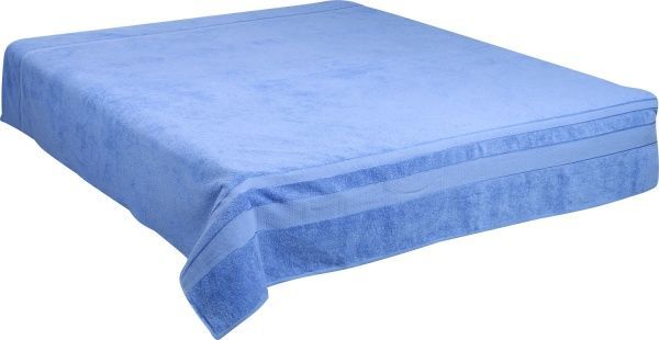 Простынь махра 150x200 см синий ТЕКС 