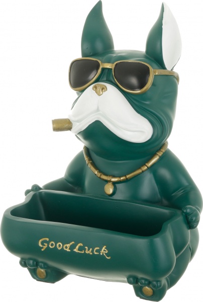 Статуетка Думай та багатій 22,5х23х30 см зелена