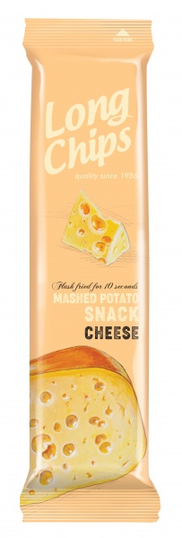 Чипси Long Chips зі смаком сиру 75 г