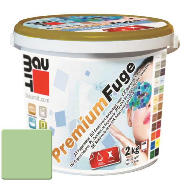 Затирка Баумакол світло-зелена 2 кг