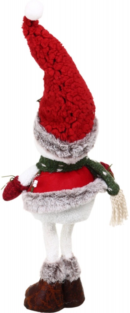 Декорация новогодняя Снеговик кантри который стоит 19х49 см в ассортименте AG23101AB