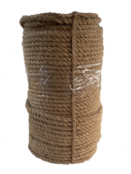 Канат джутовий 8 мм бежевий