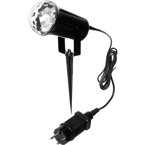 Гирлянда-проектор LED Крапинка 3 лампы 5-8 м белая