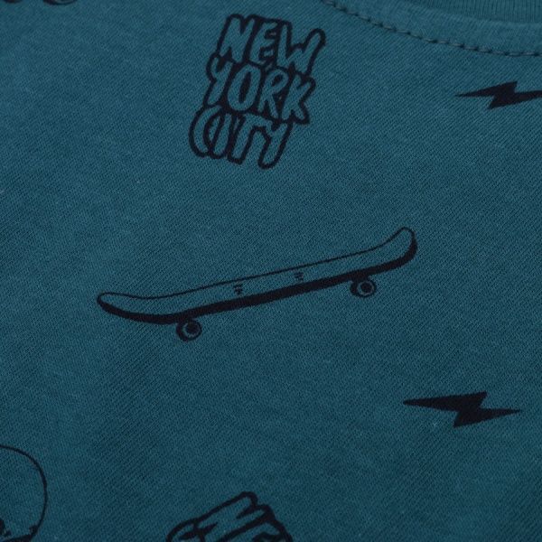 Футболка для мальчиков Фламинго р.92 зеленый с черным 864-124 