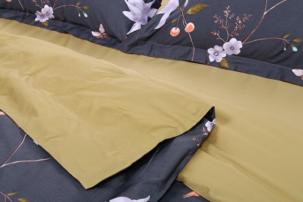 Комплект постельного белья Magnificence D семейный разноцветный принт La Nuit 