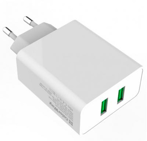 Сетевое зарядное устройство ColorWay 2USB Quick Charge 3.0 (36W) 