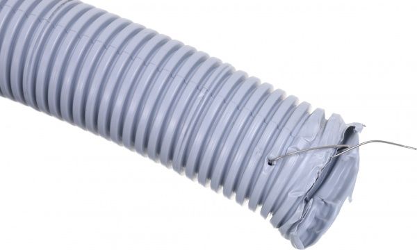 Труба гофрована з протяжкою UP! (Underprice) ПВХ 50 мм / 25 м 