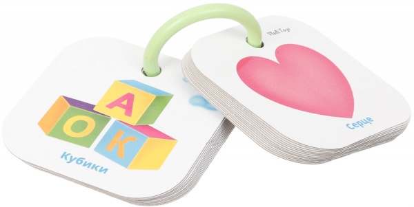 Розвивальна гра Vladi Toys Картки на кільці Фігури та форми. Транспорт VT2000-02