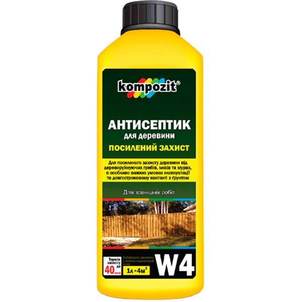Антисептик Kompozit W4 не создает пленку 10 л