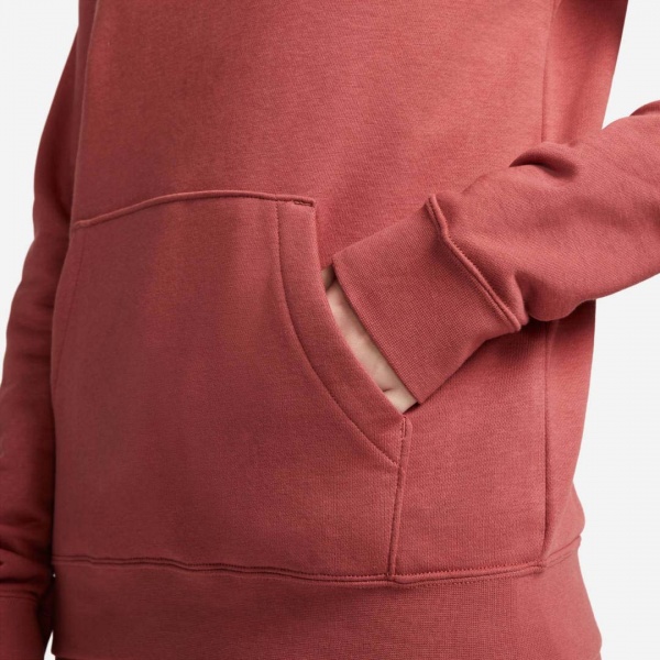 Джемпер Nike ESSNTL FLC PO HOODIE DX2316-691 р. L бордовий