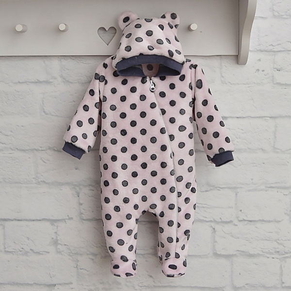 Человечек для девочки Blanka Горошек р.62 розовый 110082 