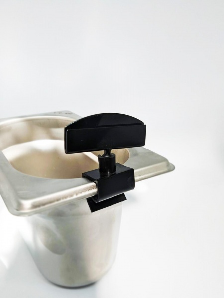 Ценникодержатель для гастроёмкости черный 5 шт. 