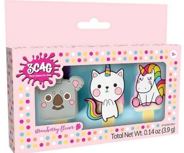 Набор блесков для губ Make it Real «Сказочные зверюшки» MR32363