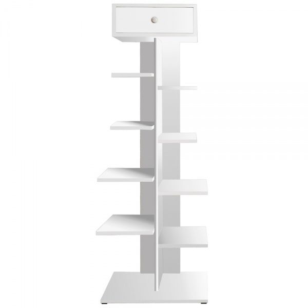 Полка для обуви DC с ящиком 335x500x1450 мм / нимфея альба 