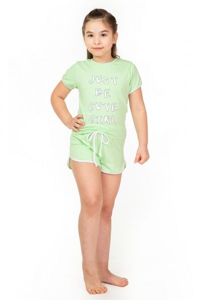 Комплект для дівчаток KOSTA 0348-6 р.146-152 зелений 