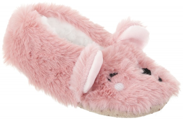 Тапочки детские для девочки Maxwin KIDS Зверюшки Кролик р.32-34 розовый 