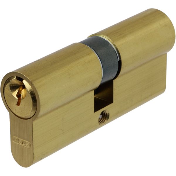 Цилиндр Abus E50 35x35 ключ-ключ 70 мм матовая латунь